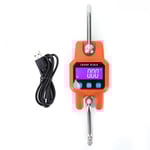 WH-C06 Uppladdningsbar digital hängvåg Mini kranvåg elektronisk krokvåg för hemmet (orange)