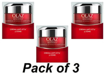 Olay Regenerist Night Cream Anti-Age 3 Zone 15ml (Olaz) - Pack of 3 