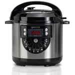 Newlux - Mijoteuse Eléctrique Programmable Chef Pot V170 Noir, 6L, Autocuiseur Électrique Multifonctionnel avec Voix, 15 Fonctions Noir - Noir