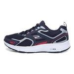Skechers Go Run Consistent Baskets Homme Navy Leather Synthetic Red Trim 45.5 EU