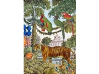 Madame Treacle B6-carnet med kuvert Tiger i trädgården