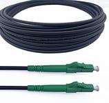 Elfcam® - Câble à Fibre Optique en Acier Blinde LC/APC à LC/APC Simplex Monomode LSZH (40M)