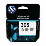 HP 305 Original Ink Cartridge Tri Colour 3YM60AE Deskjet 2300 2700 6000 6400 Pro