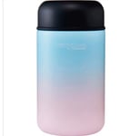 ThermoCafe Thermos Stainless Steel Vacuum Insulated Flask 400ml Pink Blue Ombre