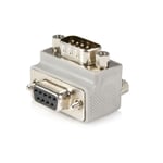 Startech Rätvinklig DB9-till-DB9 seriell kabeladapter Typ 1 - M/F