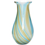 Kaleido Vase 29 cm, Blå/Gul, Blå