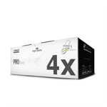 4x MWT Pro Toner Black for Xerox Phaser 6510 DN Dni Dnis N NS 5.500 Pages
