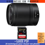 Nikon Z 35mm f/1.8 S + 1 SanDisk 128GB UHS-II 300 MB/s + Guide PDF ""20 TECHNIQUES POUR RÉUSSIR VOS PHOTOS