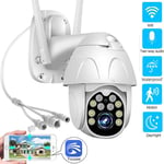 AINSS Outdoor ptz camera wireless, 1080P wifi camera, closed-circuit TV home security ip camera, high-speed ball humanoid detection automatic tracking two audio remote monitoring waterproof camera