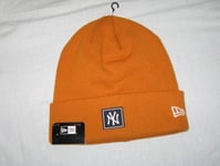 BNWT  NEW ERA OFFICIAL MLB New York NY Yankees Beanie Hat  Orange