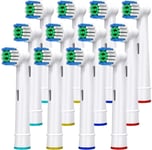 12 Electric Toothbrush Heads Compatible With Oral B Braun Replacement Brush Head
