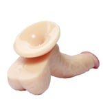Silicone 6.5 Inch Curved Large Dong Unisex Dildo Sex Toy