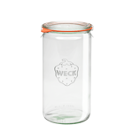 Weck Jars - Konserveringsburk i Glas Cylindrical 1050 ml, 1 st