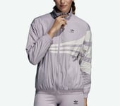 WOMENS ADIDAS ORIGINALS TRACK TOP JACKET RETRO 90'S STYLE SOFT VISION UK 12 NEW