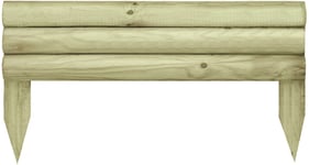 Bordure À Planter Minitraverse Bois Naturel, H.30 X L.55 Cm