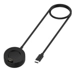 För Garmin Forerunner 265 265S 965 955 Fenix 5 6 7 Laddare Docka Svart