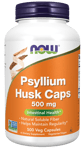NOW Psyllium Husk Caps 500 mg 500 vegcaps