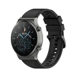 Silikonarmband Huawei Watch GT 2 46mm Svart
