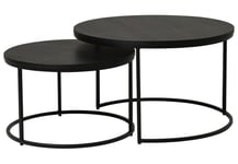 Nordic Furniture Group - Duett Satsbord Runt Svart Ask