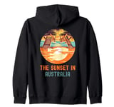 The Sunset in Australia, Upside Down, of course Zip Hoodie