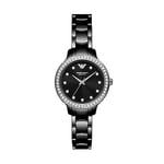 Emporio Armani Men Analog Quartz Watch with Ceramic Strap AR70008