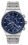 Swatch YVS496G COBALT LAGOON (43mm) Blue Chronograph Dial / Watch