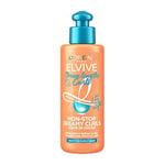 L'Oreal Paris Elvive Dream Lengths Curls Leave-In Cream for Wavy to Curly Hair 200ml