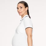 Nova Maternity: Poloshirt, White, Xs