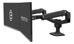 Ergotron LX Dual Side-by-Side Arm (matte black)