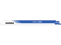 Metabo 628262000, Sticksågsblad, Pipa, Profil, Plåt (tjock), Metallplåt (tunn), Bimetall, Blå, Vit, 22,5 cm, 1,8 mm