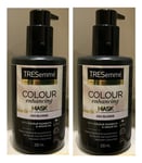 2x Tresemme colour enhancing mask Ash Blonde Colour pigments Argan Oil 200ml