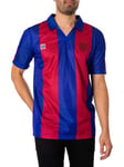 MeybaBlaugrana Barcelona Home 81-89 Shirt - Blue/Red