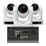 JVC KY-PZ400NWE PTZ Camera Bundle