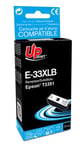 UPrint E-33XLB - 15 ml - XL - noir - compatible - boîte - remanufacturé - cartouche d'encre (alternative pour : Epson 33XL, Epson T3351) - pour Epson Expression Home XP-830; Expression Premium XP-530, 540, 630, 635, 640, 645, 830, 900