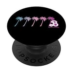 Barbie - Dream Summer Gradient Palm Trees PopSockets Swappable PopGrip