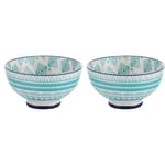 Typhoon Microwave Safe World Foods Stoneware Lima Bowl 15cm (Pack of 2)