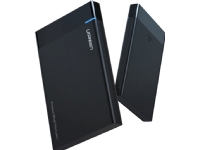 Externt hårddisk/SSD-kapsling 2,5 UGREEN US221, SATA 3.0, USB-C, 50 cm (svart)