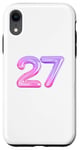iPhone XR 27 Year Old Birthday Number Twenty Seven Birthday Balloon 27 Case