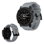 Garmin Fenix 6 / Fenix 5 Plus / Fenix 5 / Forerunner 935 / Quatix 5 / Quatix 5 Sapphire / Approach S60 / Garmin Instinct silicone watch band - Grey