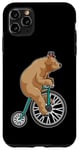 iPhone 11 Pro Max Bear Circus Bicycle Hat Case
