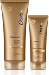 Dove Unilever DermaSpa Body Lotion Summer Revived Self-Tanning Medium to... 