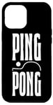 Coque pour iPhone 12 Pro Max Équipement De Ping-pong Raquette De Tennis De Table