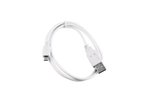 USB-kabel C-Tech USB-A - microUSB 1 m Biały (CB-USB2M-10W)