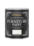 Rust-Oleum Gloss Furniture Paint Chalk White 750Ml