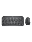 Logitech MX Keys Mini Combo for Business - Tastatur & Mussett - Tysk - Svart
