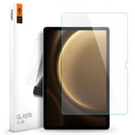 Spigen Galaxy Tab S9 FE Fodral Skärmskydd i Härdat Glas - Clear - TheMobileStore Galaxy Tab S9 FE