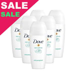 Dove Sensitive Antiperspirant Roll-On Fragrance Free Women 6 x 50ml