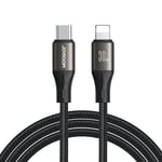 Joyroom USB-C till Lightning-kabel Snabbladdning 30W, 2m - Svart