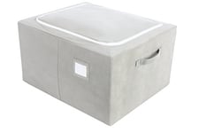Idehome Platinum MR160 696a Housse de Rangement Saison IPV2 PPNW Polypropylène Taupe 49,5 x 33,5 x 61 cm