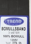 Bomullsband Svart 900